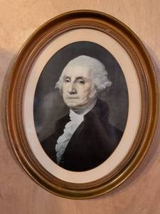 lot 336 image: George Washington Framed Portrait Print