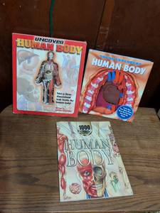 lot 347 image: Human Body Educational Books Collection with 3D Model