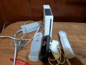 lot 377 image: Nintendo Wii Console Bundle with Controllers and Accessories