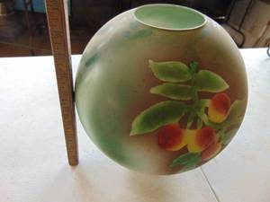 lot 1864 image: Hand Painted Light Globe
