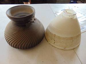 lot 1865 image: Pair of Vintage Light Globes