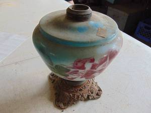 lot 1869 image: Oil Lamp base