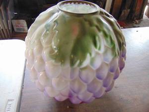 lot 1901 image: Oil Lamp Shade