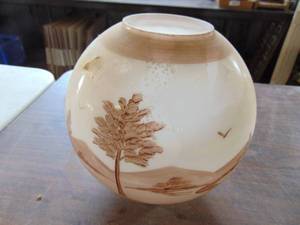 lot 1902 image: Oil Lamp Shade