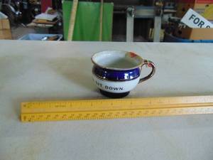 lot 1912 image: Go to the Back and Sit Down - Cup