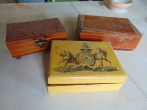 lot 1926 image: Selection of Wooden Boxes