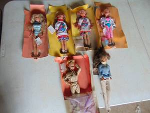 lot 1935 image: Selection of Vintage Barbie Dolls
