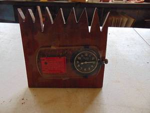 lot 1982 image: ClockStop watch Mounted on Board