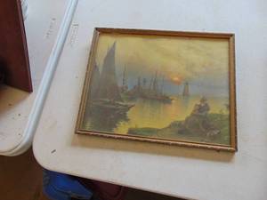 lot 1987 image: Oil on Canvas  Art