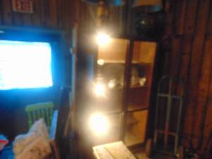 lot 3217 image: Large Display Case with China Set - see Last Pictures for dimension