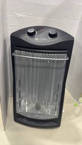 lot 1083 image: Utilitech Infrared Quartz Tower Space Heater with Adjustable Thermostat