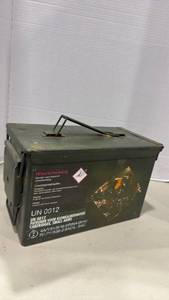 lot 1102 image: Military Surplus Ammo Can Storage Box empty