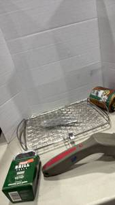 lot 2032 image: Coleman Grill Basket with Drip Trays and Cleaning Brush Set