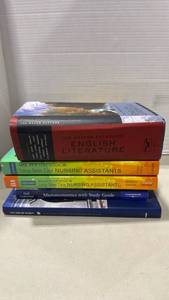 lot 2049 image: College Textbook Bundle - Literature, Nursing, Economics & Aviation