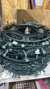 lot 2084 image: Christmas Light String Set with Storage Reel