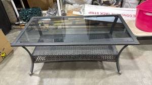 lot 2304 image: Patio table with 18x40x20