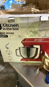 lot 31055 image: Kitchen in the Box Stand Mixer KSM75 Red