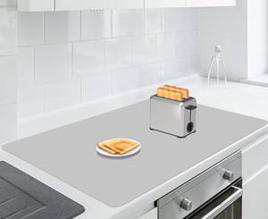 lot 31064 image: AECHY Extra Large Silicone Mat 35.3x23.5x0.08, Multipurpose Silicone Mat Thick Heat Resistant Mat Shipped Rolled Up Kitchen Counter Mat Waterproof Silicone Mats for Kitchen Counter Light Gray