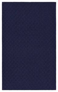 lot 32050 image: Garland Rug Town Square Navy Blue 8 x 10 Non Slip Area Rug for Living Rooms & Hallways, Stylish & Durable for High-Traffic Areas