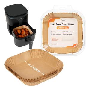 lot 32058 image: Tastee Air Fryer, 8-in-1 Compact 5.5QT AirFryers, 450°F Digital Airfryer Dehydrator with Dual-sensor Smart Probe, 24 Presets One-touch Cooking, In-app Recipes with Window, Dishwasher-safe & Non-stick