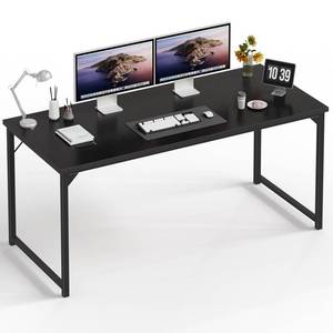 lot 32064 image: NEWBULIG 40 Inch Computer Desk Home Office Desks for Bedroom Writing Gaming Work Study Table with Storage Bag for Small Spaces, Modern Workstation in Matte Black