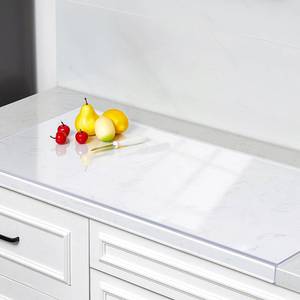 lot 33070 image: Wesiti Large Acrylic Cutting Board with Lip Non Slip 47L X 22W Clear Cutting Board Chopping Acrylic Countertop Protector Cover Shatter Resistant for Home Restaurant Kitchen Sink Stove