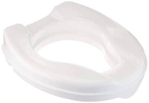 lot 33087 image: Homecraft Savanah Raised Toilet Seat, 2 High Elevated Toilet Seat Locks Onto Standard Toilets, Portable Assistance Commode Seat with Sturdy Brackets, Medical Aid for Elderly, Disabled, Limited Mobility