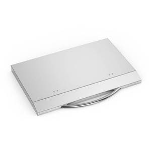 lot 33116 image: Stanbroil 28 Inch Griddle Hard Cover Hood with Handle for Blackstone 28 Inch Griddle and Other Similar Grills, Stainless Steel