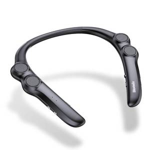 lot 1306 image: Gardway Neckband Bluetooth Speaker, Wireless Wearable Speaker wlightest 78g Weight, High Fidelity 3D Stereo Sound, 12 Hrs Playtime, Portable Speakers wBuilt-in Mic for Home, Office and Outdoors - Retail $27