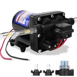 lot 1308 image: 12 Volt RV Water Pump Replace for 4008-101-a65E65,3.0 GPM 12V Camper RV Water Pump,12V Self-Prime Camper Water Pump Quiet & Smooth Operation,Self Priming,With Quick Attach Fitting and Strainer - Retail $53