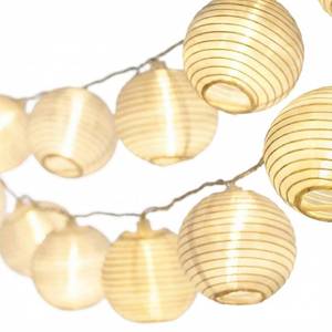lot 1341 image: Cobus CozyHome Lantern String Lights Outdoor - 20 Lantern LEDs &amp 23 ft with 8 Modes  Warm White Outdoor Lampion String Lights Electric Lighting 23 ft Christmas Light&nbsp