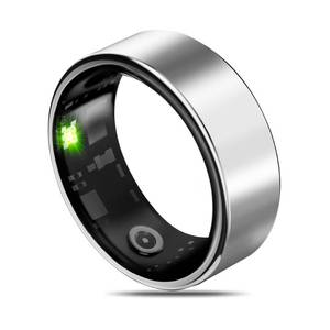 lot 1344 image: Milavan Smart Health Ring for Women Men Fitness Tracker with Heart Rate, Blood Oxygen, Blood Pressure, Sleep Monitoring, Step Counting, Light Gray 8 - Retail $58