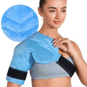 lot 1354 image: REVIX Shoulder Ice Pack for Rotator Cuff Cold Therapy, Arm Gel Ice Pack for Injuries Reusable, Flexible Cold Compression Wrap for Post-Workout Recovery, Fatigue and Shoulder Discomfort, Blue - Retail $20