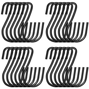 lot 1364 image: 2 Inch Small S Hooks for Hanging, Heavy Duty Black S Hooks,Ornament Hooks for Christmas, 30 Pack Mini S Hooks for Hanging Plants, Necklaces,Pots Pans Mugs Clothes Towels Kitchen Closet Rod Jewelry&nbsp
