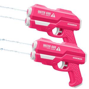 lot 1398 image: Dsmile 2 Pack Water Guns for Kids Adults, Dual Nozzles Squirt Guns for Swimming Pool Beach Outdoor Water Toys for Boys Girls Children&nbsp&nbsp