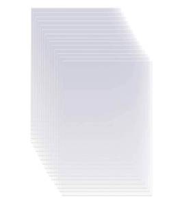 lot 1461 image: 15 Pack 6 Mil Clear Mylar Stencil Sheets, 12 x 24 Blank Stencils, Reusable Template Material, Make Your Own Stencil Compatible Vinyl Cutting Machine&nbsp&nbsp