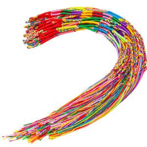 lot 1521 image: Resinta 40 Pieces Handmade Braided Bracelets Assorted Colors Friendship Cords Thread Bracelets Party Supply Favors for Wrist Anklet