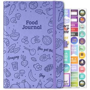 lot 1572 image: Food Journal - Food Journal for Women Weight Loss, 6 Month Meal Planner &amp Food Diary, 5.8x8.3 Fitness Journals for Tracking Meals, Count Calories and Achieve Goals&nbsp