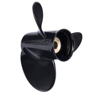 lot 1619 image: Young Marine Made Aluminum Outboard Propeller for Mercury Engines 13 Spline Tooth (30-70HP 10 38x14) - Retail $69