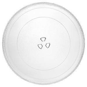 lot 1633 image: 12 Microwave Glass Plate Replacement Fits for Whirlpool - W10337247 W11367904 Microwave Round Glass Plate for 1.5 & 1.7 Cubic Foot Microwaves - BY AMI PARTS - Retail $19