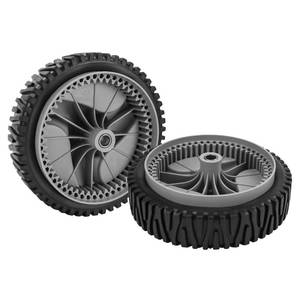 lot 1645 image: 583719501 Front Drive Wheels 8 X 1.75 Inch for Craftsman Walk Behind Mowers 532403111 194231x427 194231x460 - Retail $24