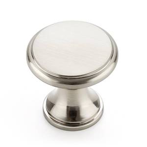 lot 1661 image: Ravinte 30 Pack Brushed Nickel Kitchen Cabinet Knobs, Solid Silver Pulls Zinc Handles Simple Drawer Cabinet Hardware for Cupboard Drawer Knobs - Retail $49
