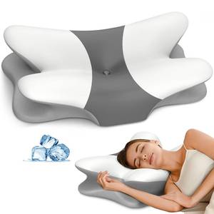 lot 1719 image: Besyodo Cervical Pillow for Neck Pain Relief - Ergonomic Neck Pillow for Sleeping, Contour Memory Foam Pillows Side Sleeper Pillow for Neck Support, Bed Pillow for Back Stomach Sleepers - Retail $40