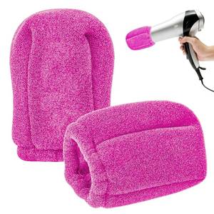 lot 1728 image: 2Pcs Sock Diffuser for Hair Dryer, Universal Diffuser Hair Dryer Attachment Sock Curly Hair Blow Dryer with Diffuser for Curly Hair Diffuser Cap, Fits Most Every Size Blow Dryer (Pink) - Retail $10