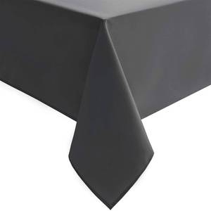 lot 1746 image: Hiasan Grey Rectangle Tablecloth - Waterproof Washable Polyester Fabric Table Cloth for Party, Wedding, Banquet and Restaurant, 90 x 156 Inch - Retail $22