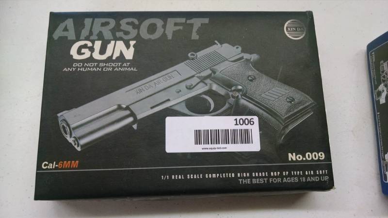 lot 1006 image: Airsoft Gun No. 009
