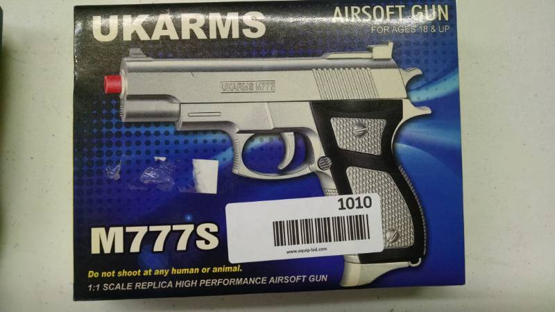 lot 1010 image: UKARMS M777S Airsoft Gun NIB