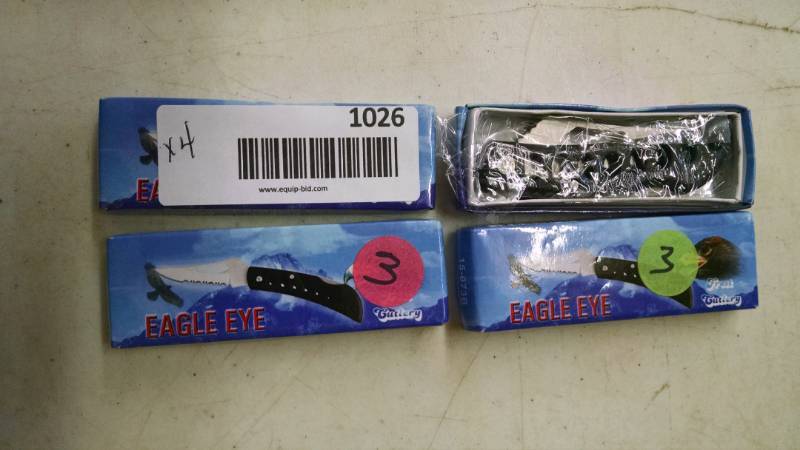 lot 1026 image: Frost Cutlery The Eagle Eye Pocket Knife x 4 - NIB
