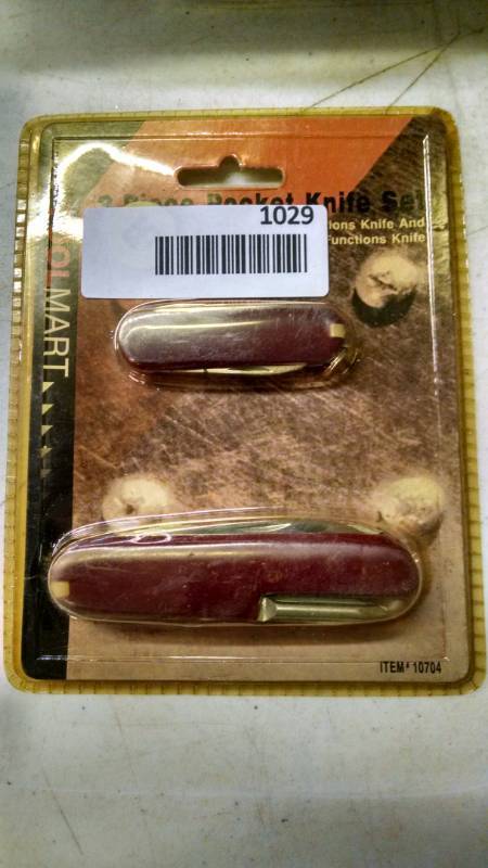 lot 1029 image: ToolMart 2 pc. Knife set - NIP