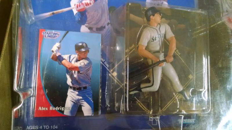 lot 1054 image: 2 Starting Lineup Figures - Alex Rodriquez x 2